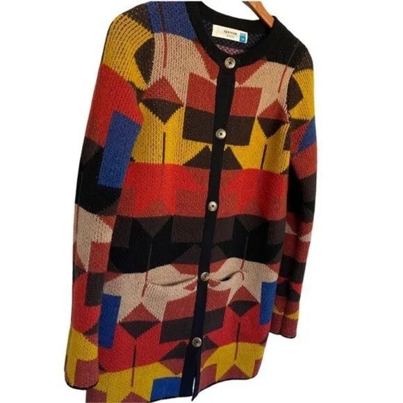 ANTHROPOLOGIE SPARROW Lonestar Navajo Cardigan Sweater Size XS - Picture 9 of 16